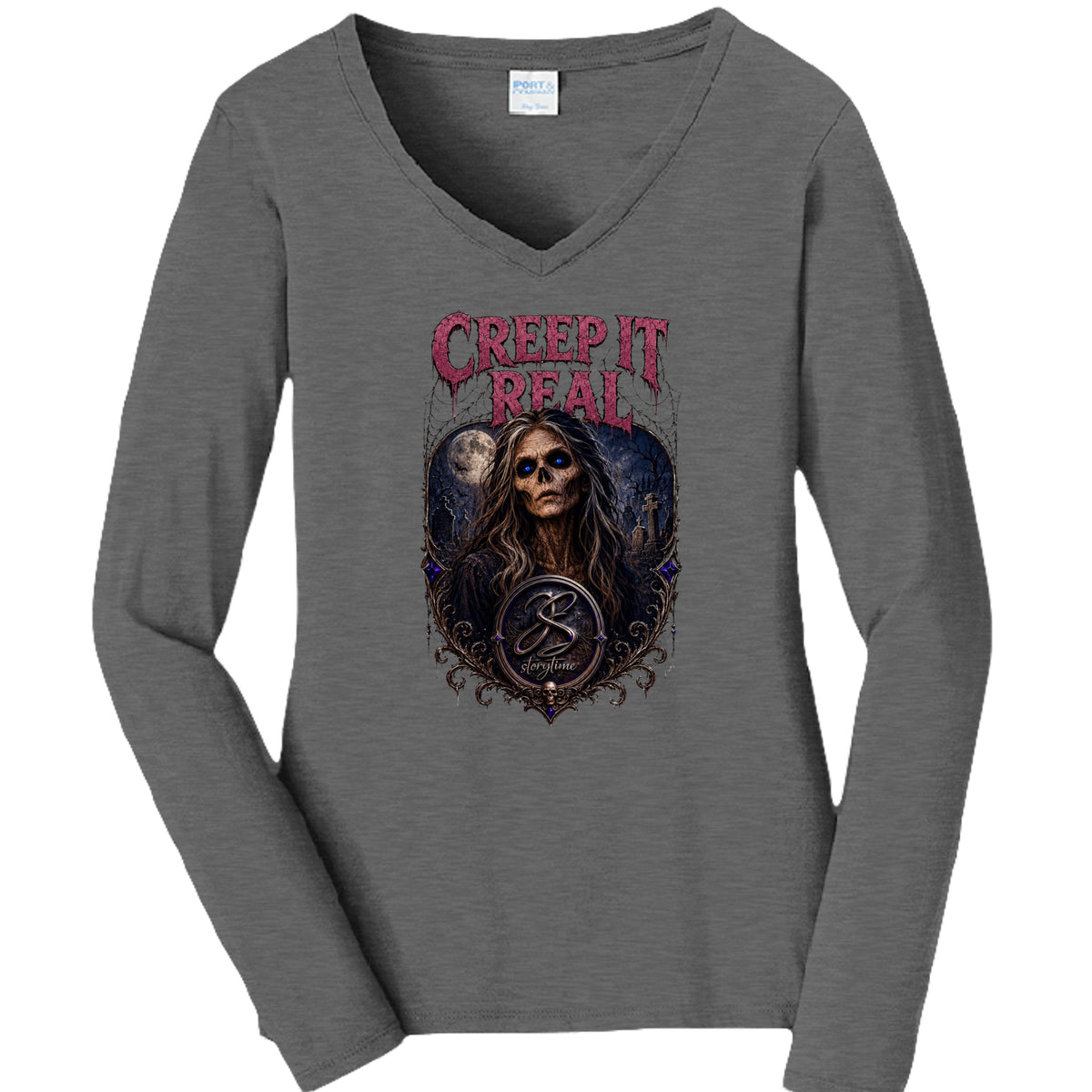 Dark Heather Grey - LPC450VLS - FRONT
