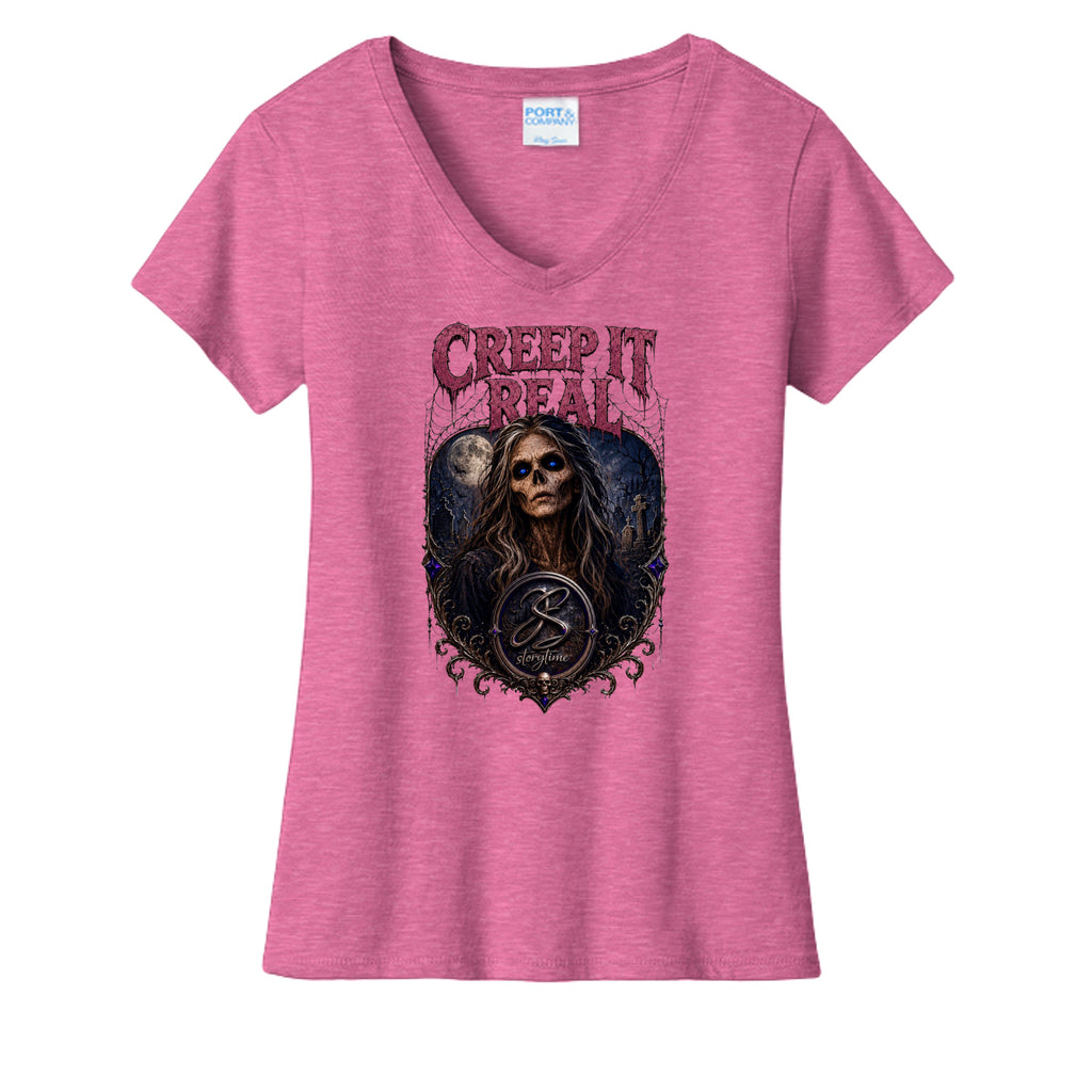 Neon Pink Heather - LPC455V - FRONT