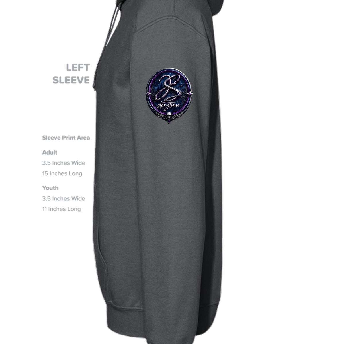 Charcoal - DT6100 - SLEEVE_LEFT