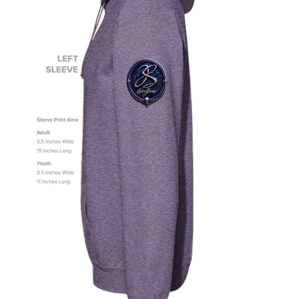 Heathered Purple - DT6100 - SLEEVE_LEFT