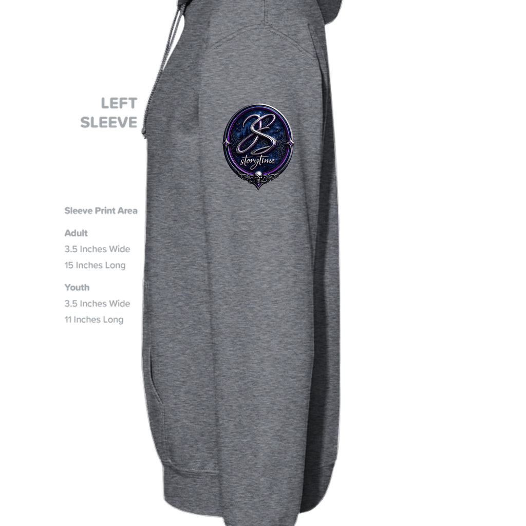 Heathered Navy - DT6100 - SLEEVE_LEFT