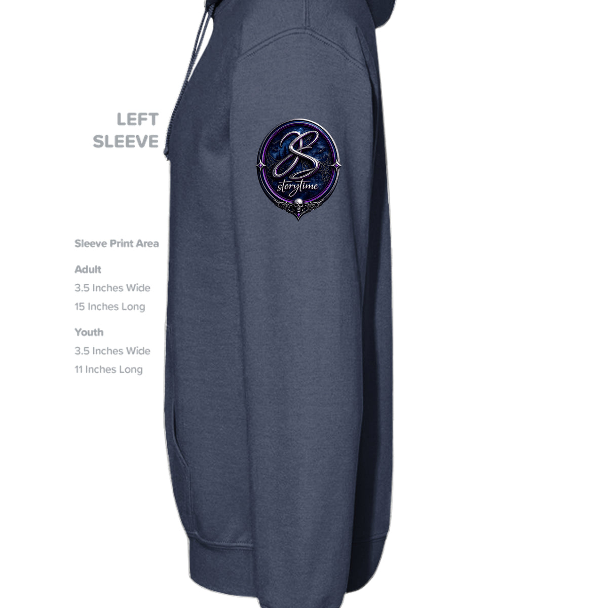 NAVY - SF500 - SLEEVE_LEFT