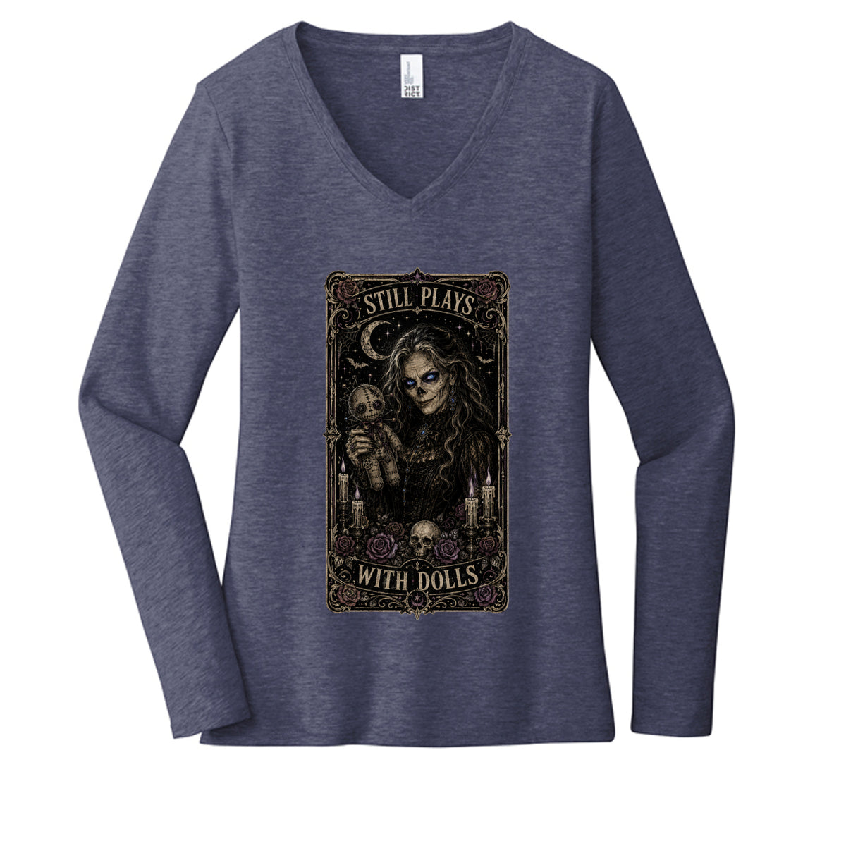 Heathered Navy - DT6201 - FRONT