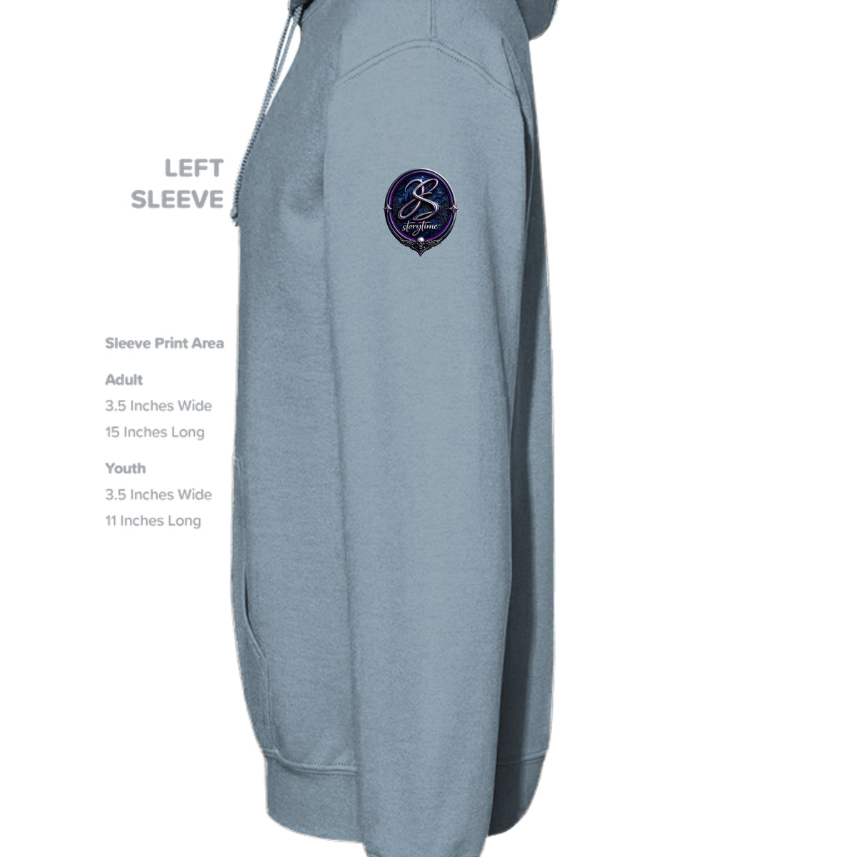 Stone Blue - SF500 - SLEEVE_LEFT