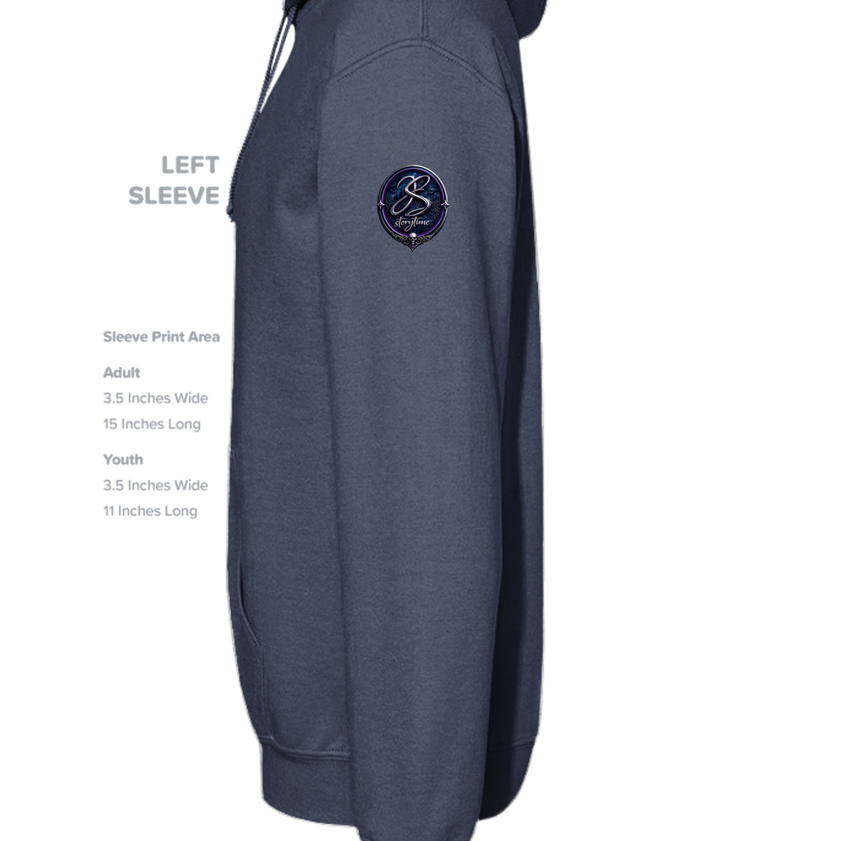 NAVY - SF500 - SLEEVE_LEFT