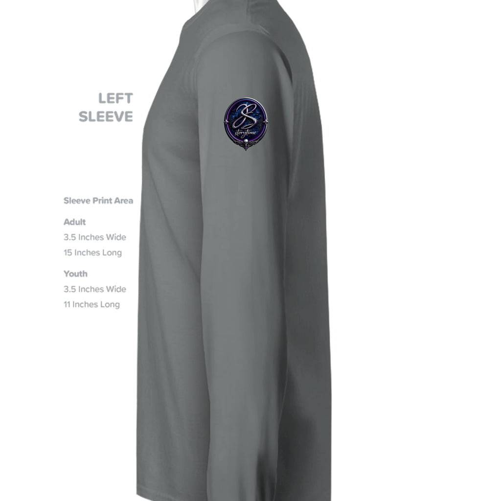 Dark Grey Hthr - ST406 - SLEEVE_LEFT