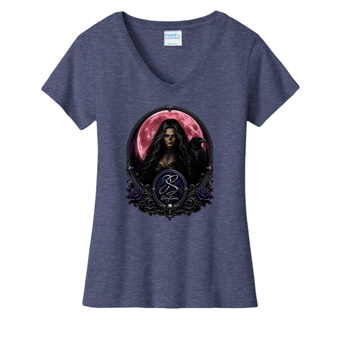 Team Navy Heather - LPC455V - FRONT