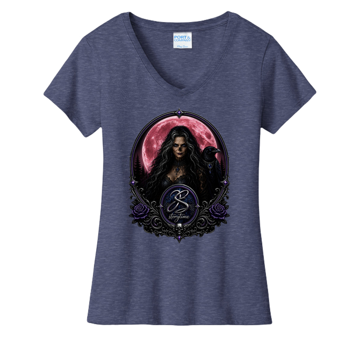 Team Navy Heather - LPC455V - FRONT