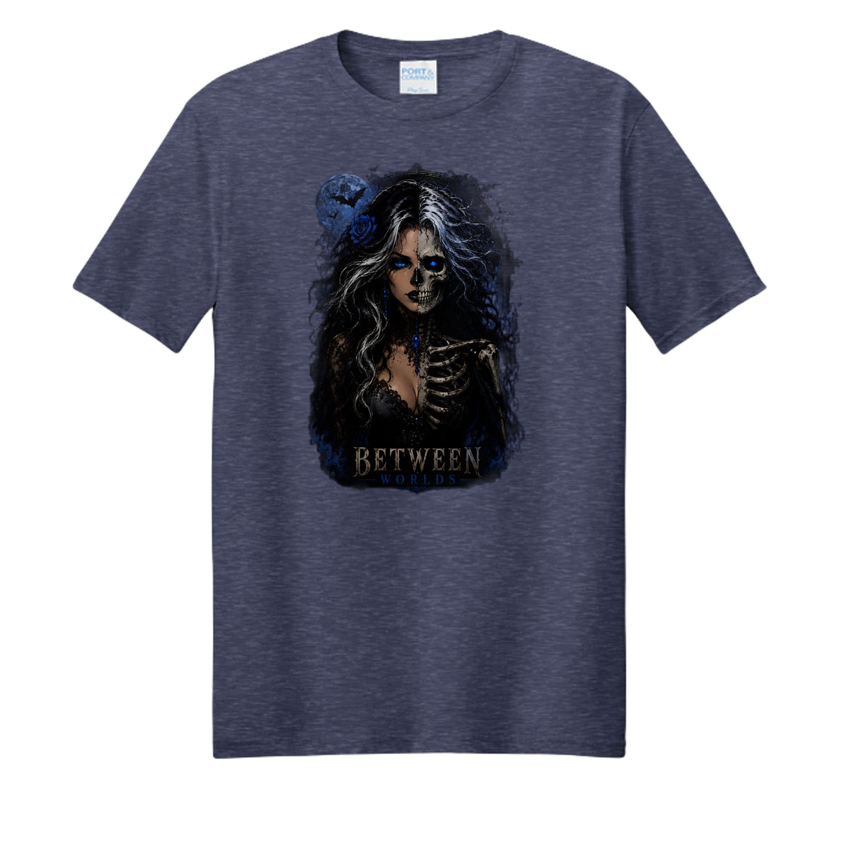 Team Navy Heather - PC455 - FRONT