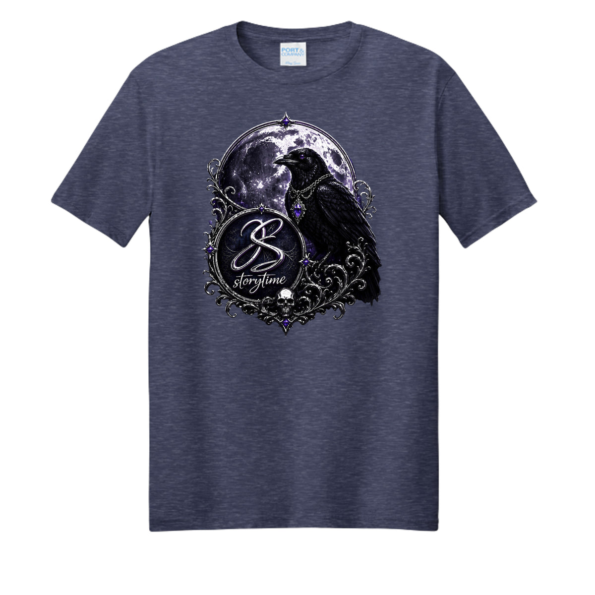 Team Navy Heather - PC455 - FRONT