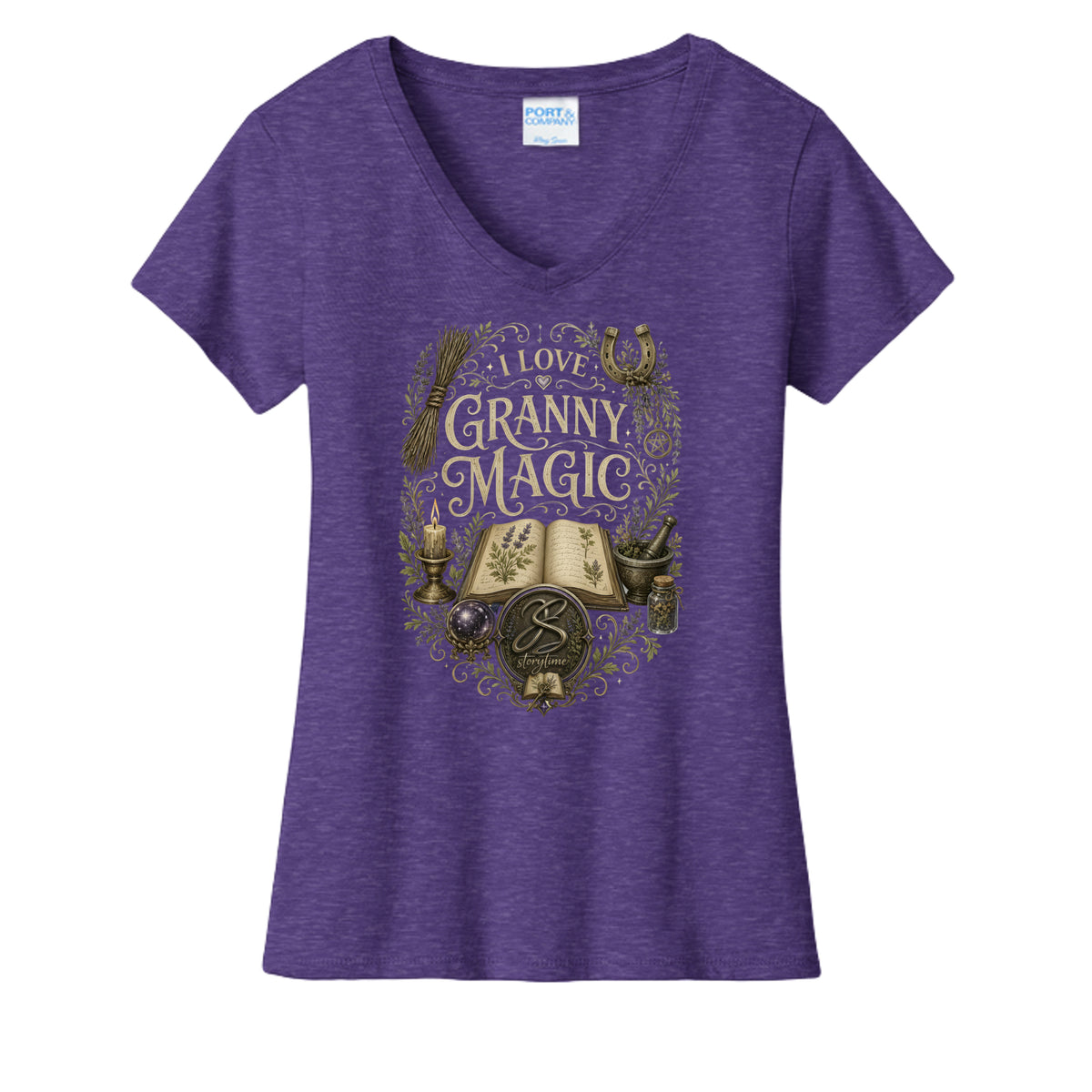 Team Purple Heather - LPC455V - FRONT